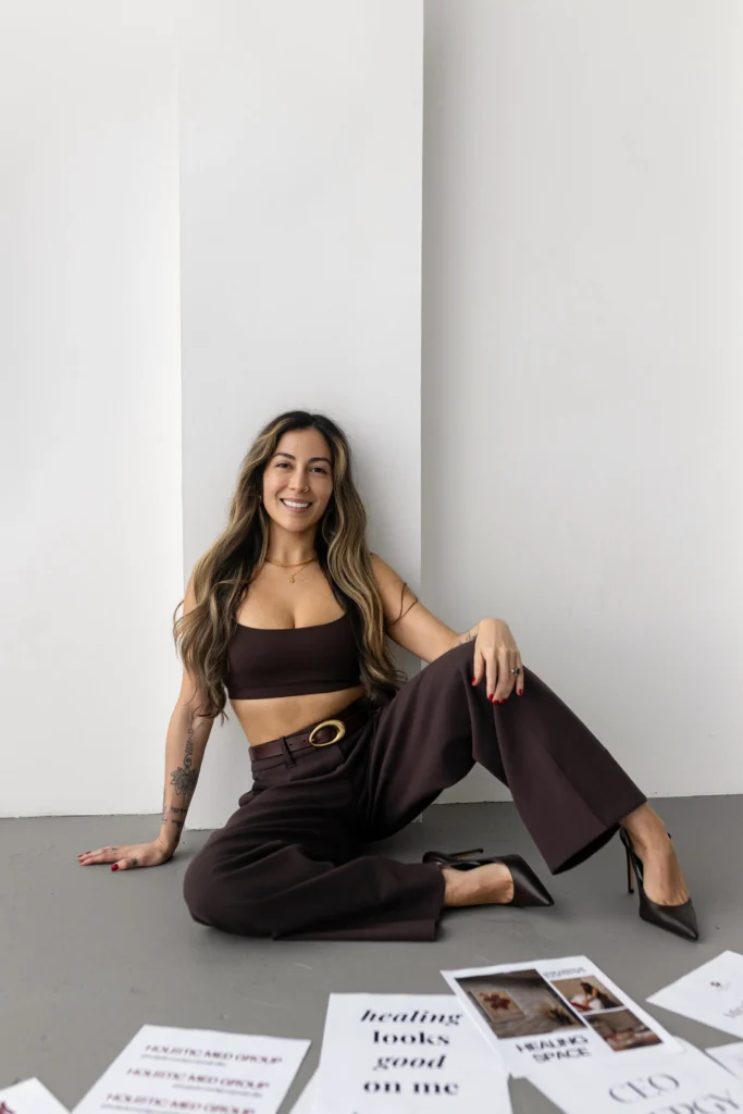 Personal branding photoshoot in Burlington studio by Charlene Arianna